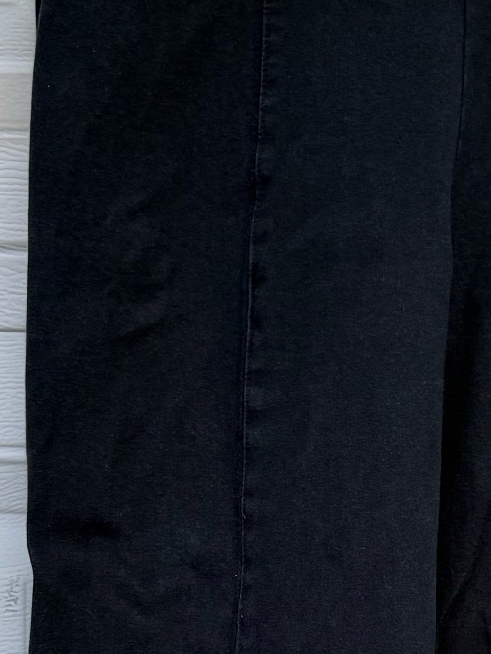 Old Navy High Waist Wide-Leg Pixie Pants with Front Seams in Black Jack L - Picture 6 of 10